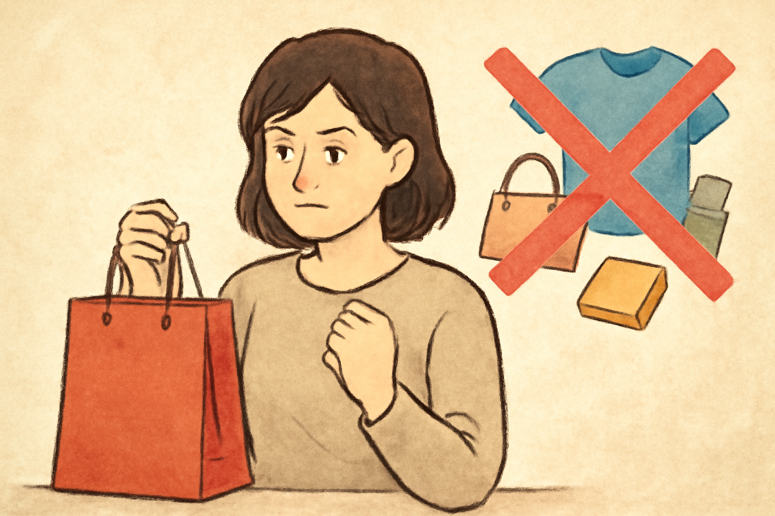 いらないモノは買わない決意！とは？