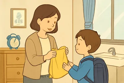 子どもが朝の支度を時短するには？