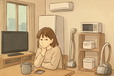 一人暮らしで意外と不要だった家電７選！快適な生活を実現する