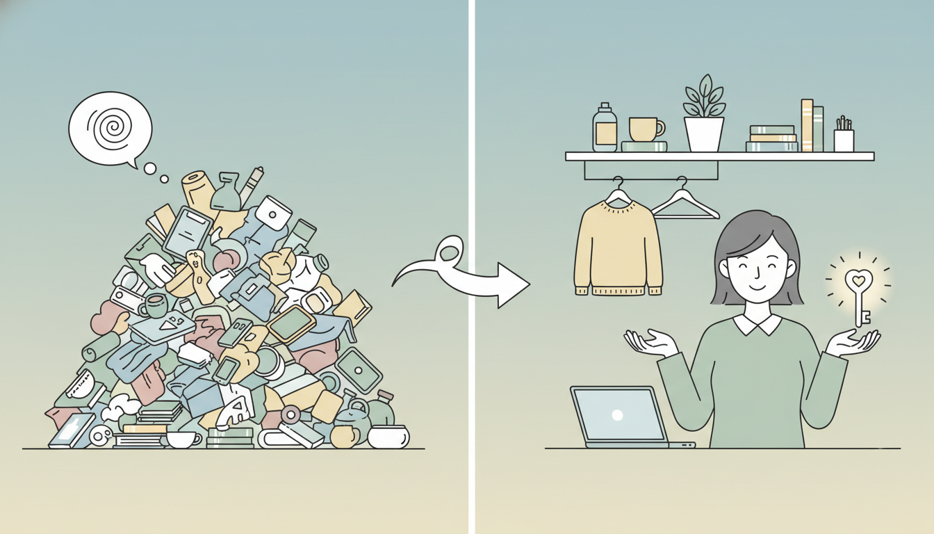 モノを厳選し所有をコントロールすることで生活の質が向上する理由