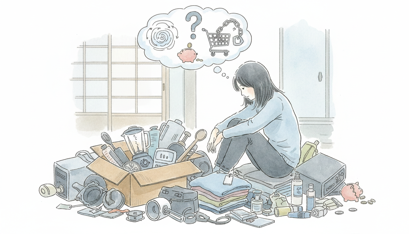 買い物が失敗に終わる3つの心理的および物理的要因