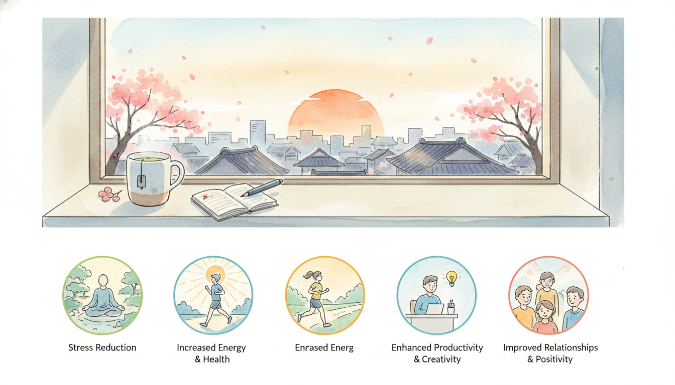 朝の習慣がもたらす4つの主要なメリット