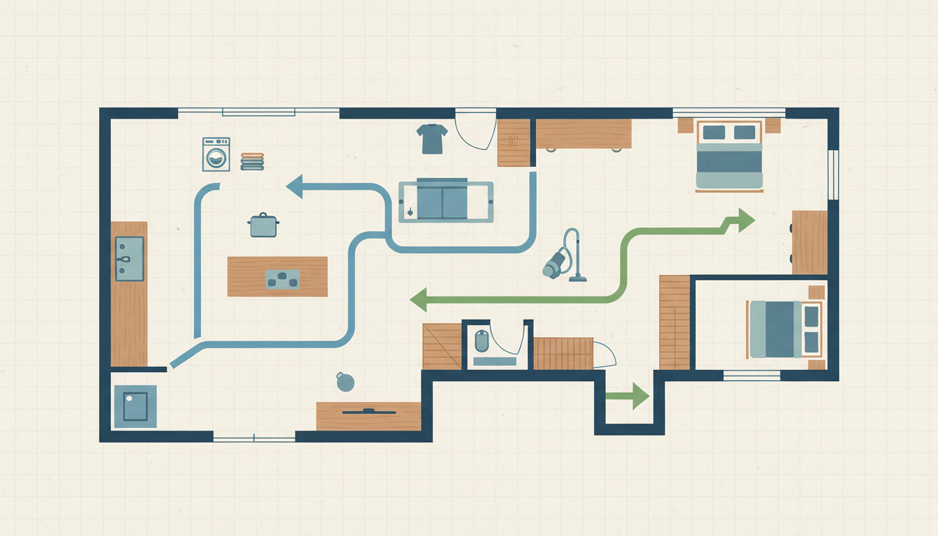 日常の作業工程を最短距離で繋ぐことが負担軽減の鍵です