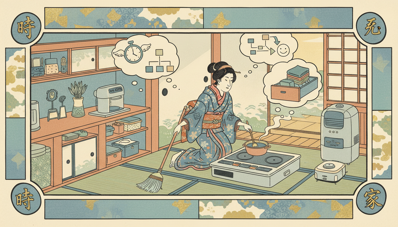 なぜ特定の原則を取り入れることで家事の負担が軽減されるのか