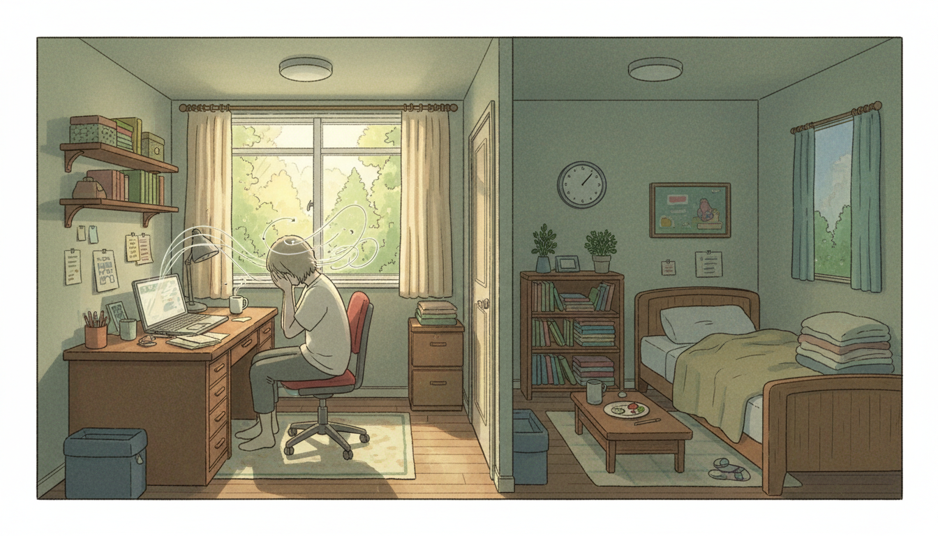 在宅ワークにおける生活管理が難しくなる構造的な背景