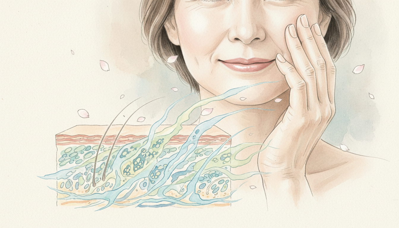 年齢とともに肌の構造や状態が変化するメカニズム