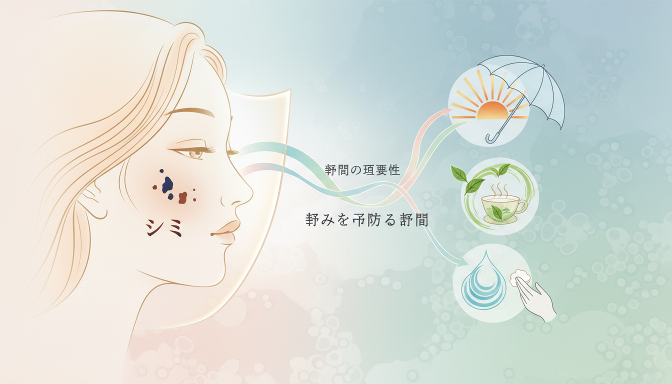 シミが発生するメカニズムと習慣の重要性
