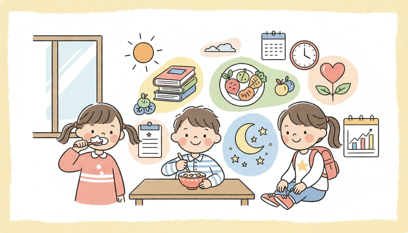基本的生活習慣が子どもの心身と脳の発達に不可欠な理由